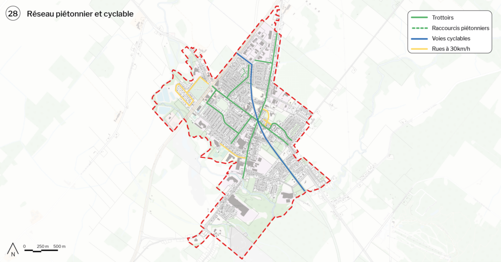 28-réseau piétonnier et cyclacle