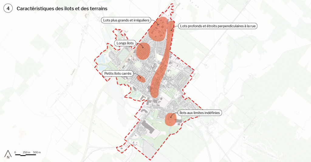 4-caractéristiques des îlots et des terrains