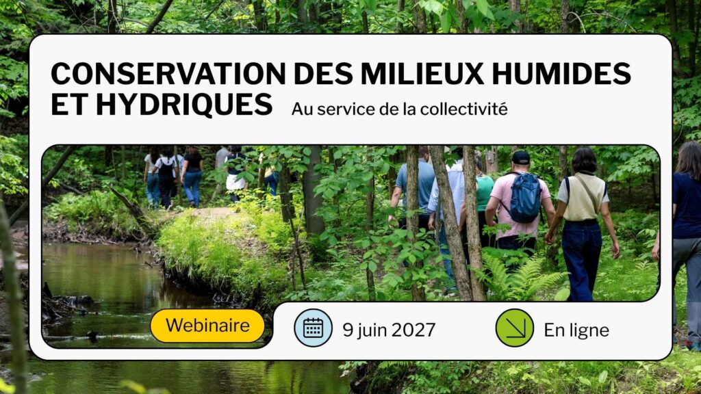 Conservation des milieux humides et hydriques